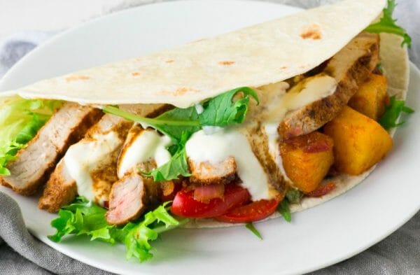 BBQ Pork Fajitas BBQ Pork Fajitas