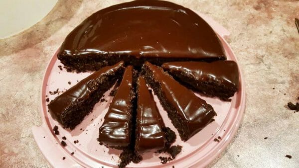 Healthy chocolate pumpkin mud cake with chocolate ganache Healthy chocolate pumpkin mud cake with chocolate ganache