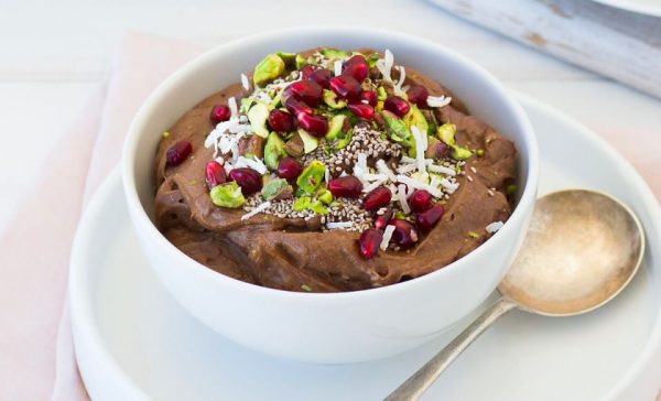 Breakfast Chocolate Mousse with Pistachios Breakfast Chocolate Mousse with Pistachios