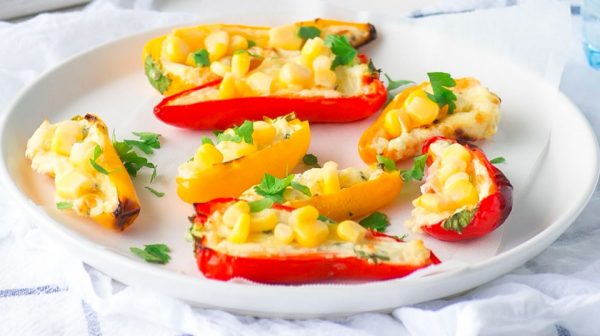 Stuffed-Bullhorn-Chillies Stuffed Bullhorn Chillies