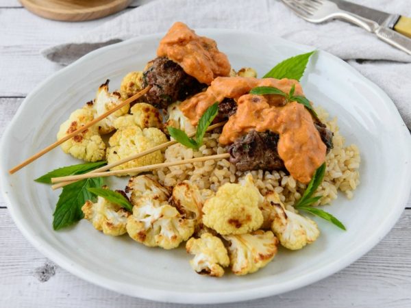 Kangaroo Kofta With Cauliflower Masala Sauce Kangaroo Kofta With Cauliflower & Masala Sauce