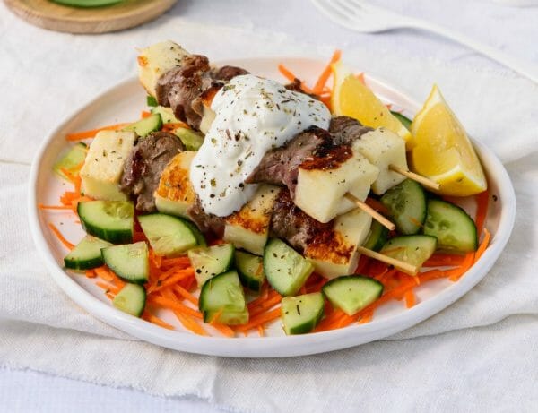 Lamb Haloumi Skewers Lamb & Haloumi Skewers