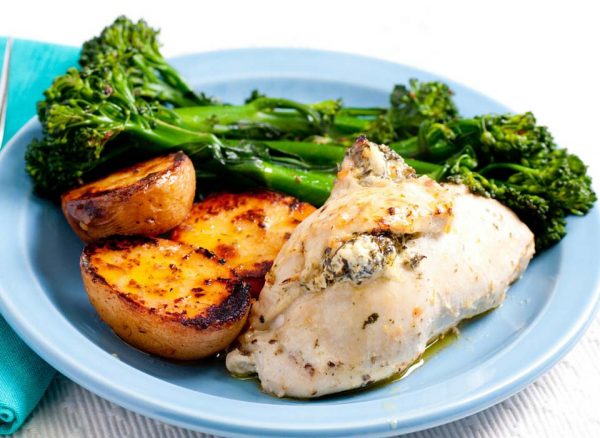 4 ingredient spinach and ricotta baked chicken 4 ingredient spinach and ricotta baked chicken