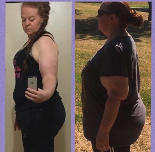 Monique weight loss results