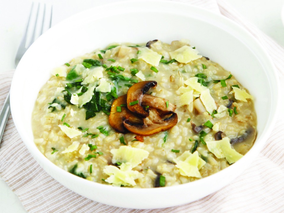Mushroom Risotto Recipe The Healthy Mummy 