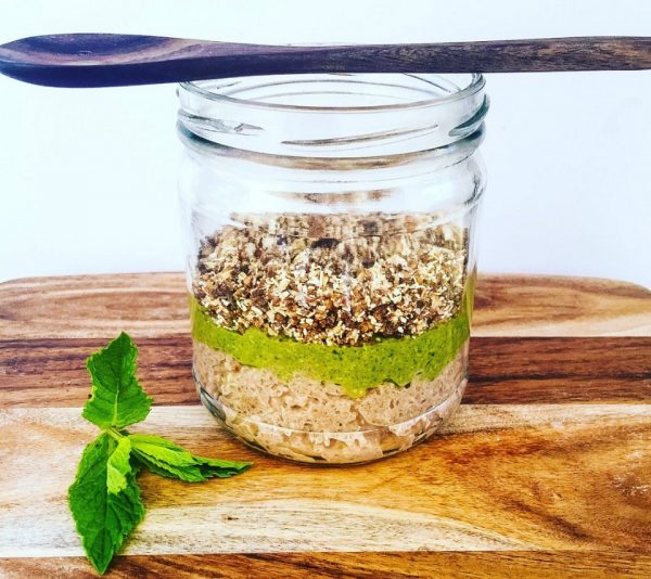 Deliciously healthy chocolate mint parfait Deliciously healthy chocolate mint parfait