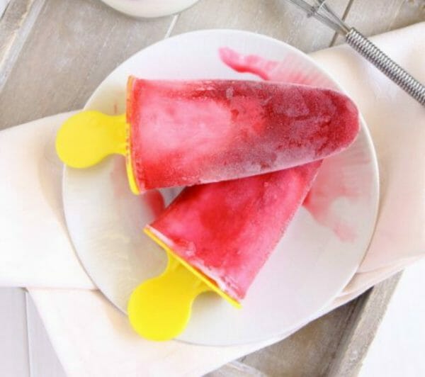 Cherry Cheesecake Frozen Popsicles Cherry Cheesecake Frozen Popsicles