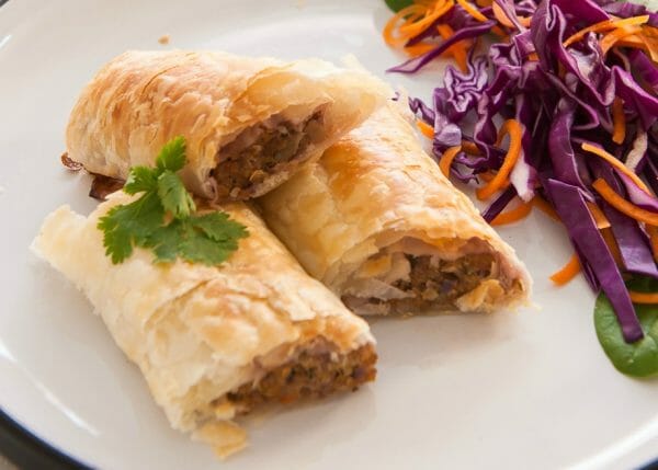 Delicious and healthy Thai style sausage rolls Delicious and healthy Thai style sausage rolls