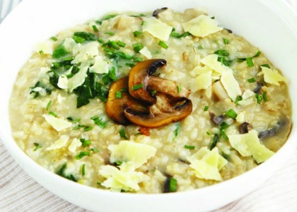 Deliciously healthy mushroom risotto Deliciously healthy mushroom risotto