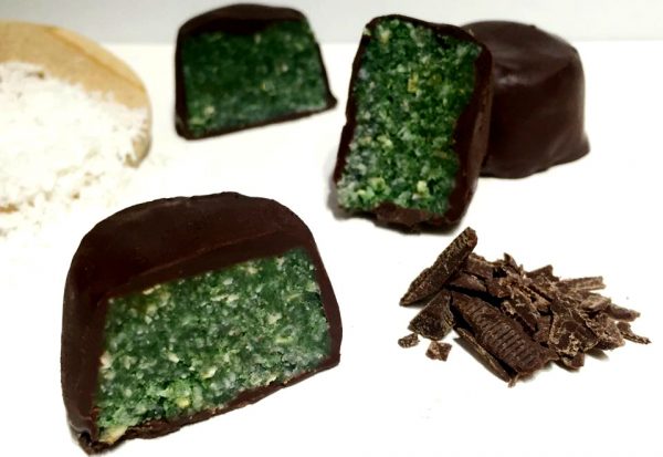 Lighten Up Green Mint Bites Lighten Up Green Mint Bites