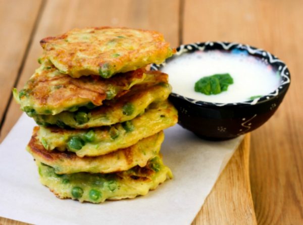 Pea, Cheese & Lemon Fritters Pea, Cheese & Lemon Fritters