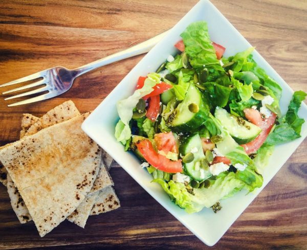 Chopped Greek Pita Salad Chopped Greek Pita Salad