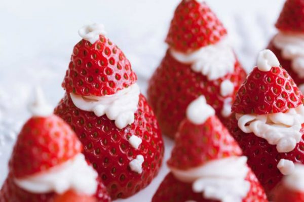 Strawberry Santas Strawberry Santas