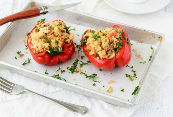 Stuffed Christmas Capsicums Stuffed Christmas Capsicums