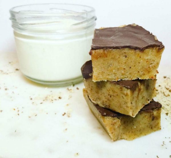 Five ingredient no bake cookie dough bars Five ingredient no bake cookie dough bars