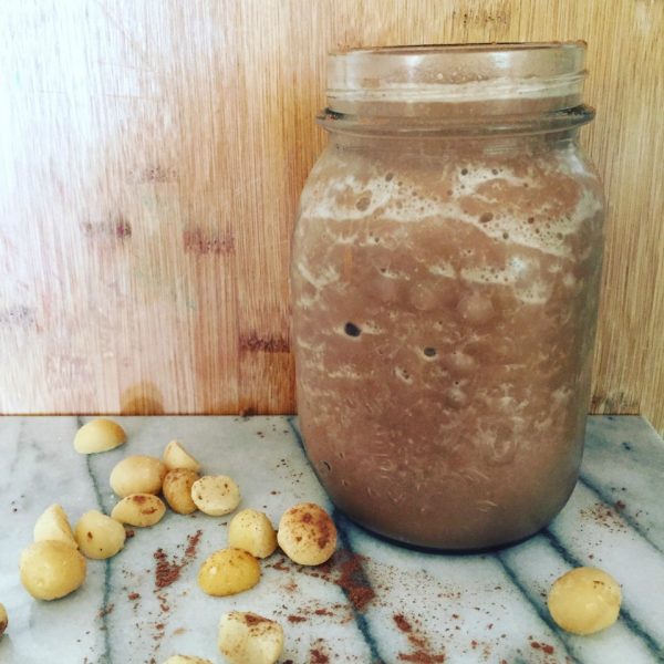 Chocolate, Macadamia And Caramel Smoothie 3 Delicious Dessert Inspired Smoothies