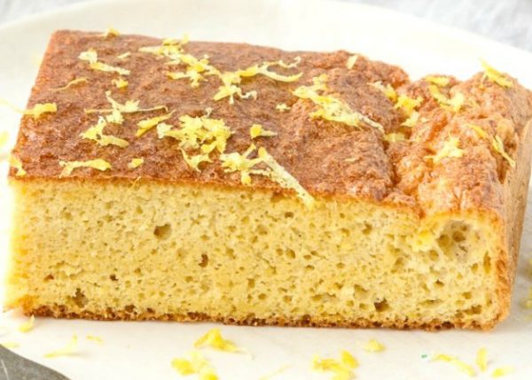 Four ingredient healthy lemon cake Four ingredient healthy lemon cake