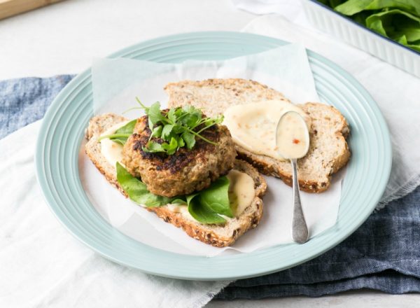 15 Minute Open Pork Burgers On Sourdough 15 Minute Open Pork Burgers On Sourdough