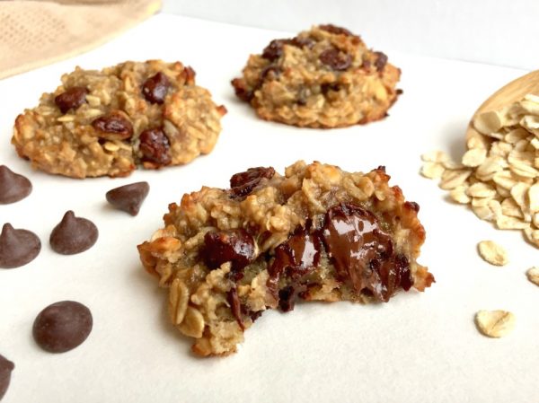 Chewy Banana Choc Chip Cookies Chewy Banana Choc Chip Cookies