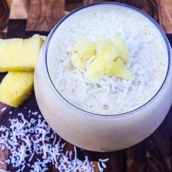 4 Ingredient Piña Colada Smoothie 4 Ingredient Piña Colada Smoothie