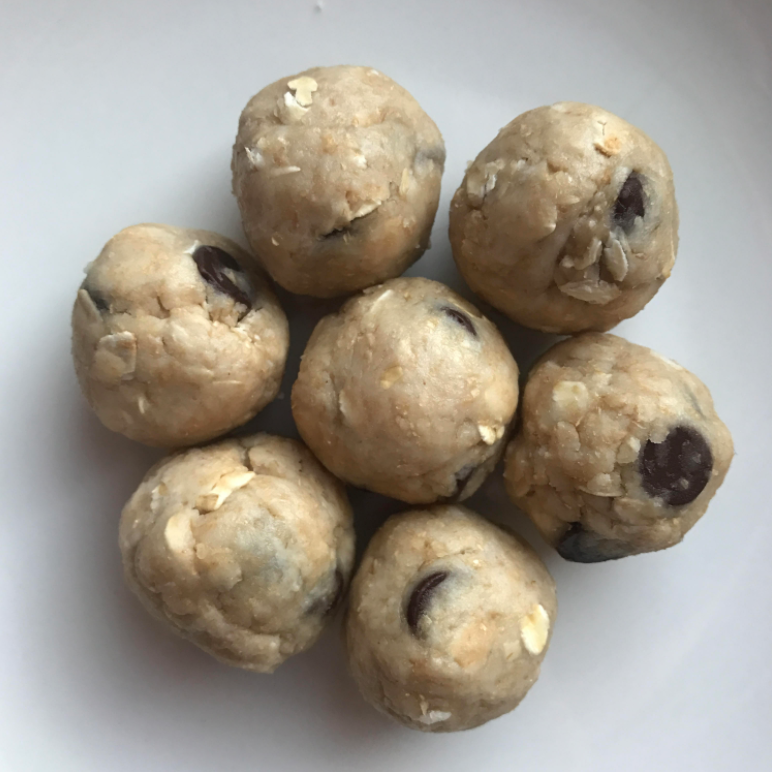 Cookie dough bliss balls