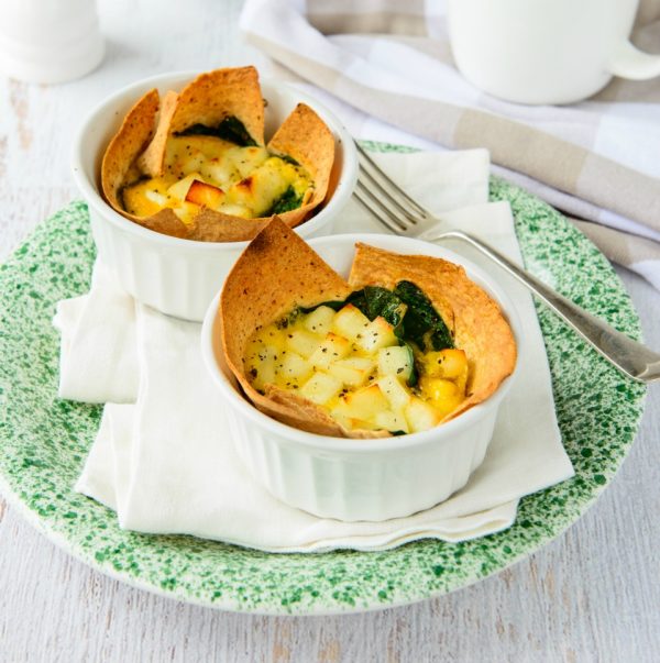 Haloumi And Spinach Frittata Cups Haloumi And Spinach Frittata Cups