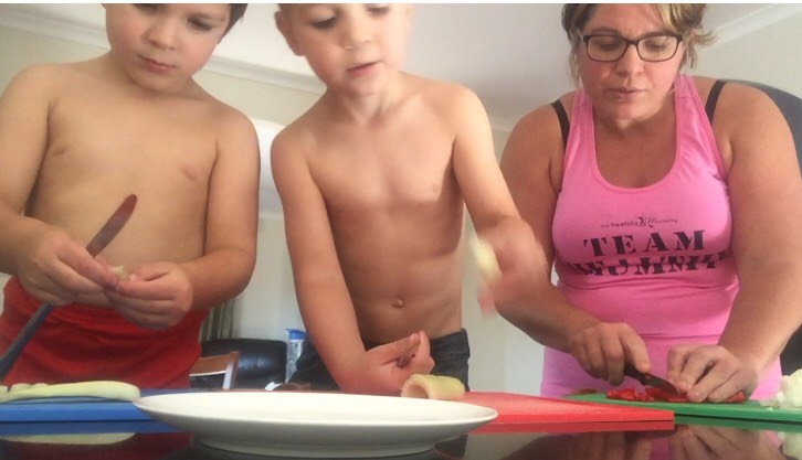 Nikola and her sons