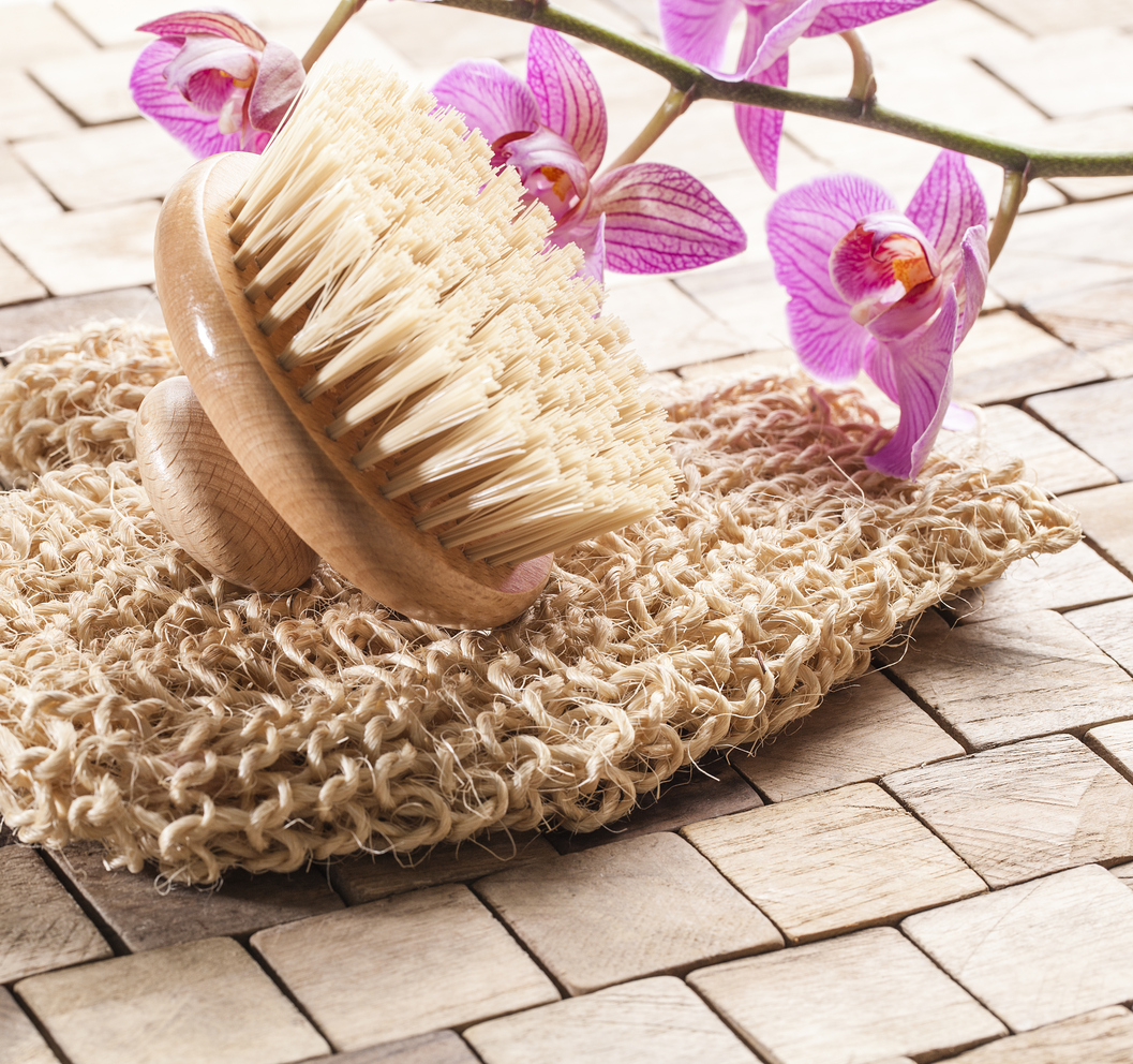 exfoliating bath with beauty massage