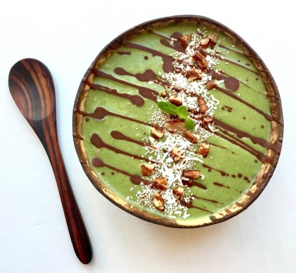 Choc mint smoothie bowl Choc mint smoothie bowl