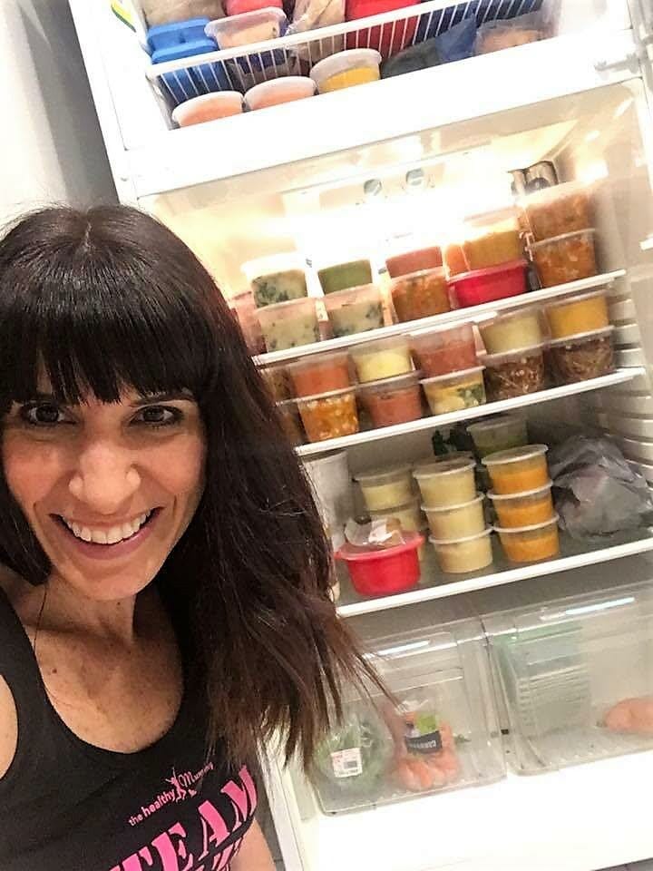 Leah making soups