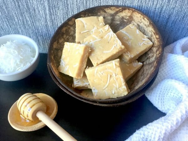 No Bake Peanut Butter and Coconut Slice No Bake Peanut Butter and Coconut Slice