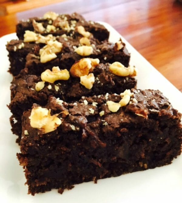 High protein nutty black bean brownies High protein nutty black bean brownies