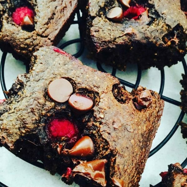 Raspberry chocolate brownies just 115 calories Raspberry chocolate brownies just 115 calories