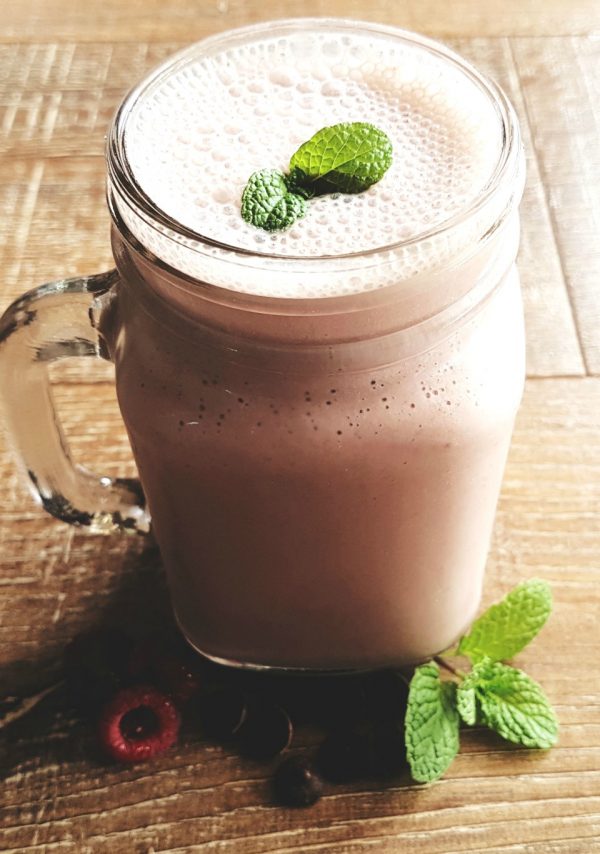 Choc Mint Berry Delight Smoothie Choc Mint Berry Delight Smoothie