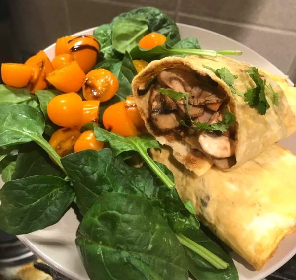 15 Minute Mushroom Omelette Rolls 15 Minute Mushroom Omelette Rolls