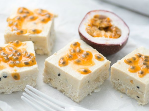 5 ingredient no bake passionfruit and coconut slice 5 ingredient no bake passionfruit and coconut slice