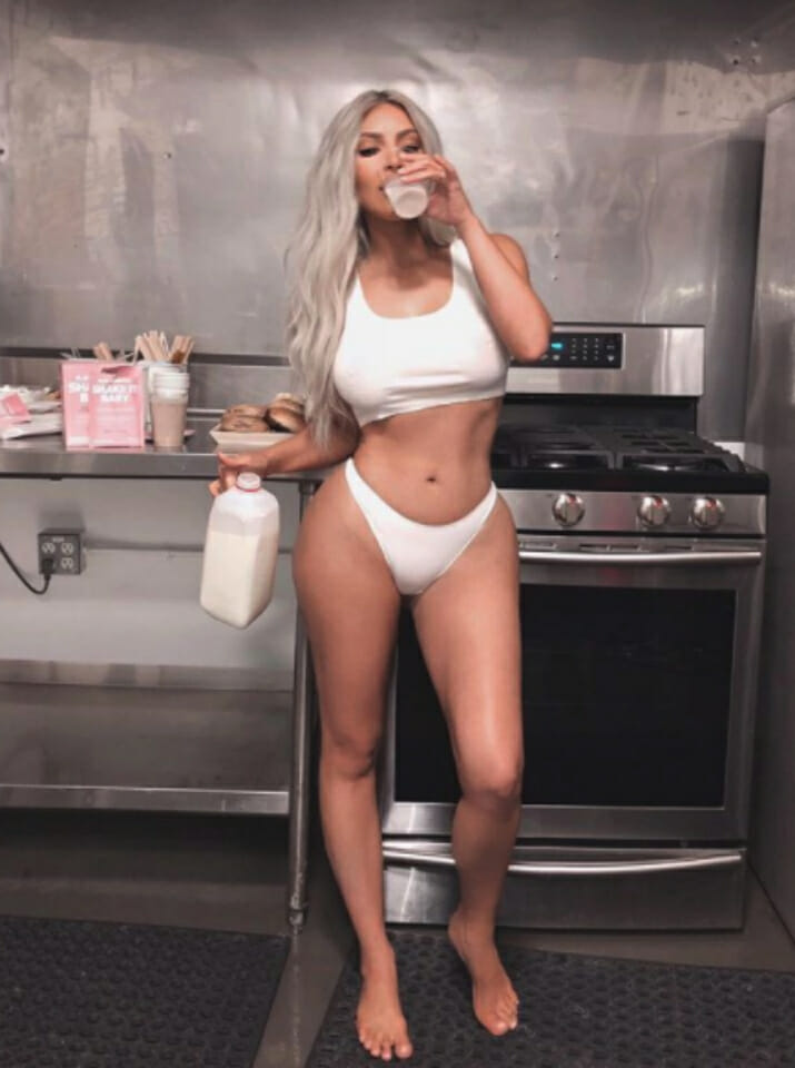 Real mums take on Kim Kardashian’s latest weight loss pose! kim K