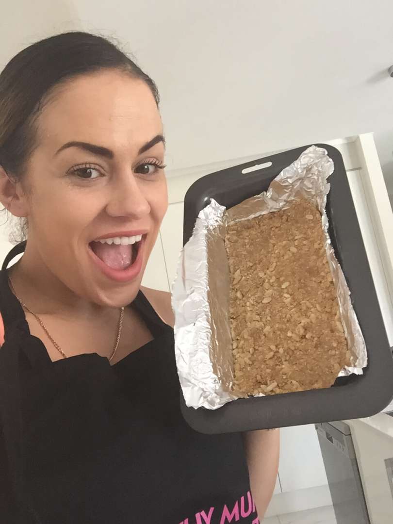 Top 10 tips for meal prepping on a budget from mum who's lost 33kg Melissa Timmer with the weetbix slice