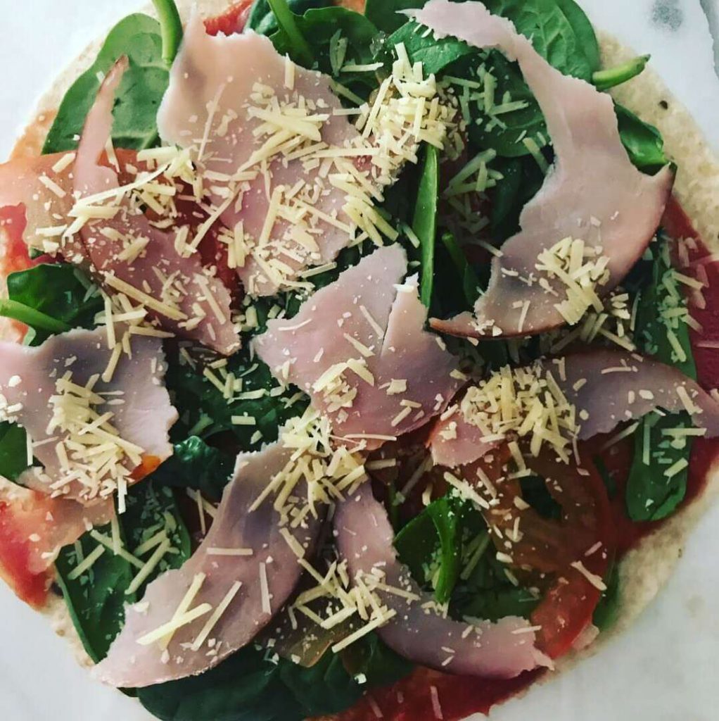 This mum spends $75 and only grocery shops once every 2 months! BLT pita melt