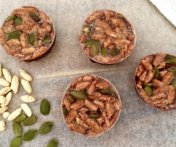 90 Calorie No Bake Crispy Chocolate Cups 90 Calorie No Bake Crispy Chocolate Cups
