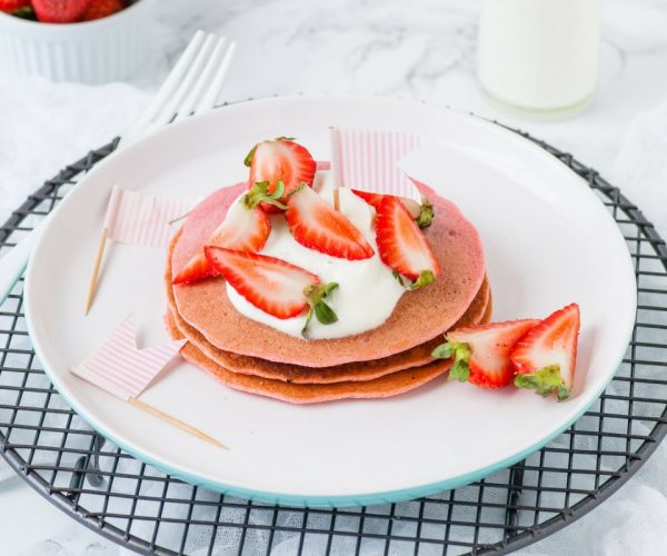 hidden veggie Pink Pancakes hidden veggie Pink Pancakes
