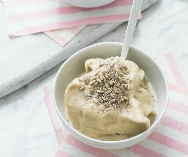 Chai Spiced Smoothie Bowl with Almond Butter Chai Spiced Smoothie Bowl with Almond Butter
