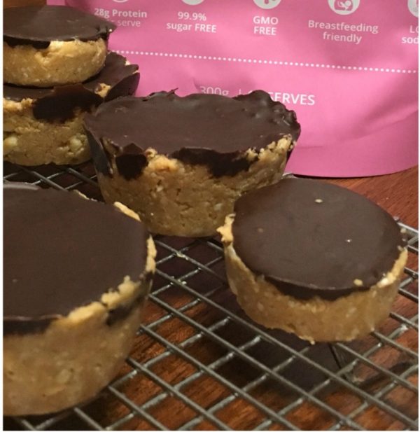 No bake peanut butter protein bars No bake peanut butter protein bars