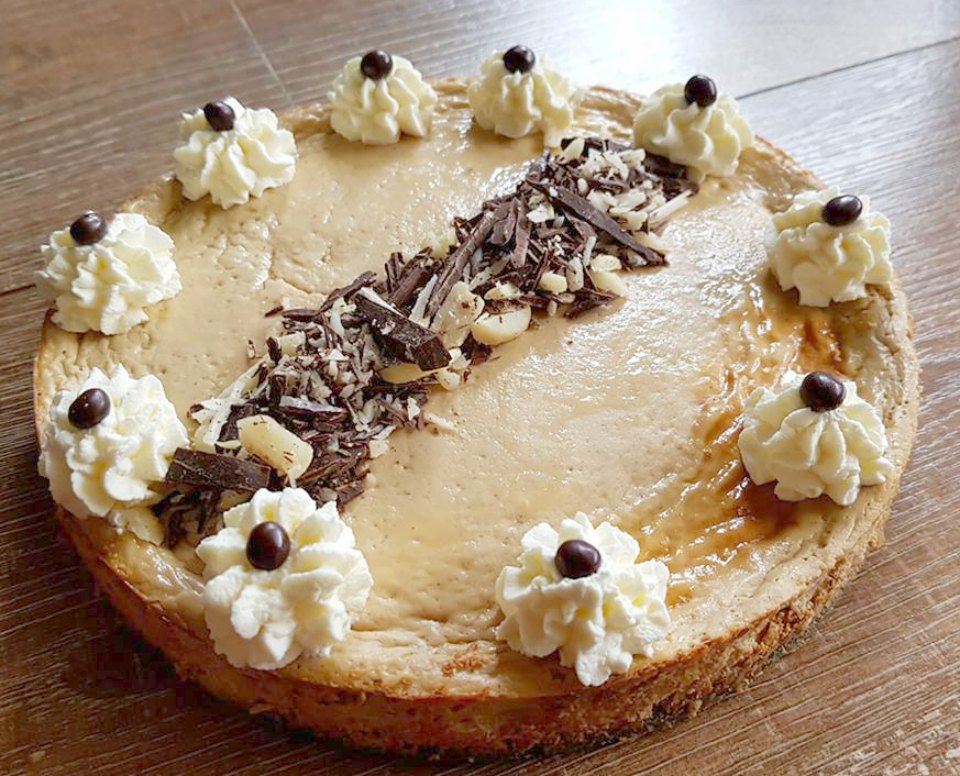 Baked Coffee Cheesecake Just 138 Calories