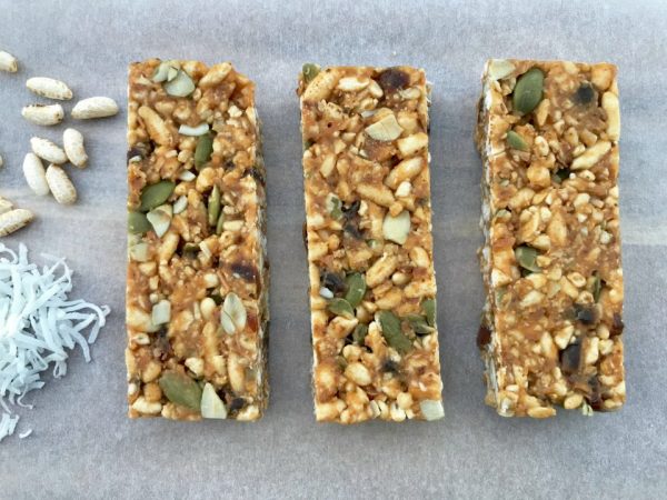 Puffed Rice and Coconut Bars Puffed Rice and Coconut Bars