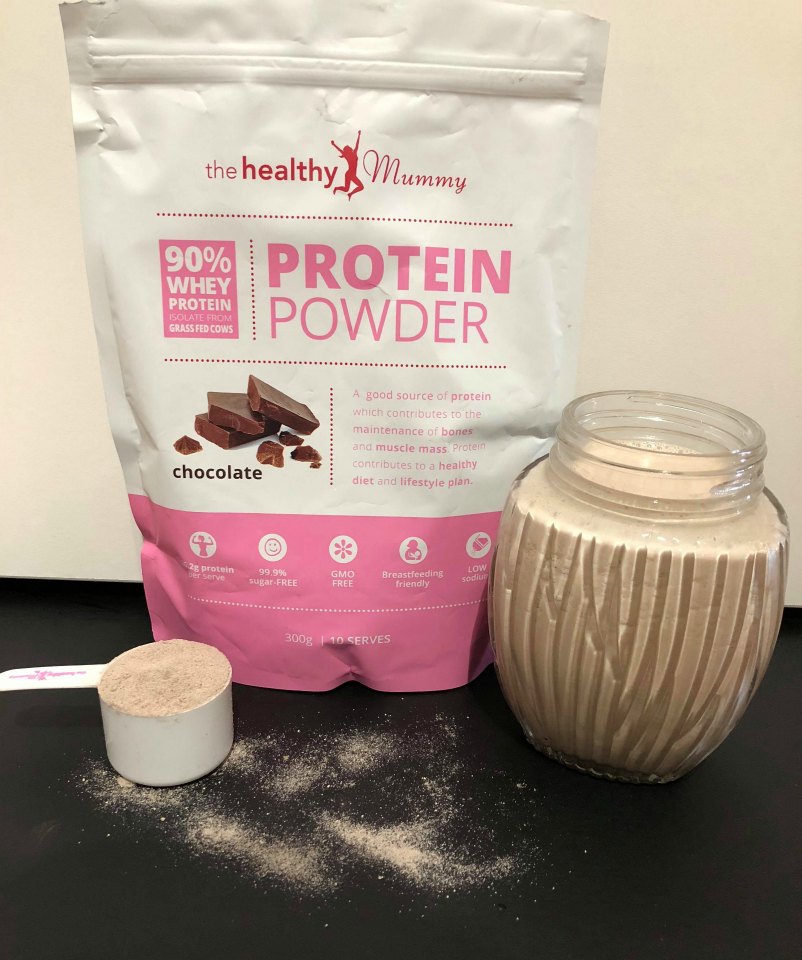 whey-protein-powder-smoothie Choc Caramel Protein Smoothie