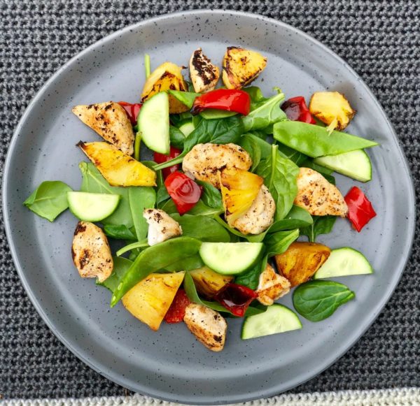 Grilled Chicken & Pineapple Salad Recipe Grilled Chicken & Pineapple Salad Recipe