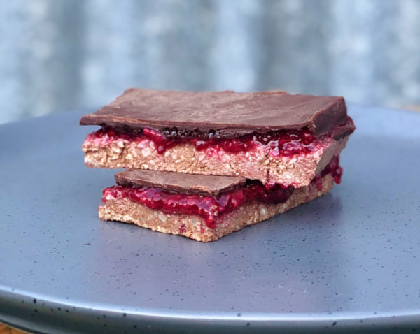Raspberry & Chia Seed Jam Slice Recipe Raspberry & Chia Seed Jam Slice Recipe