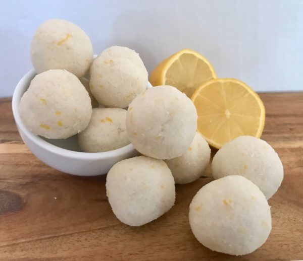 Lemon & Coconut Balls Easy Lemon and Coconut Bliss Balls