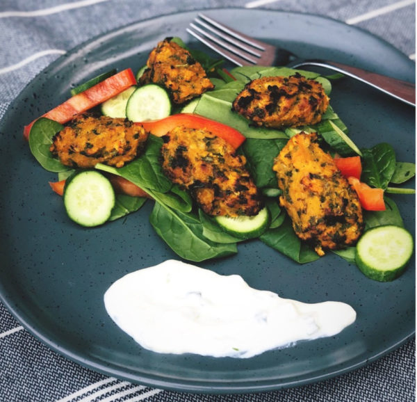 Tasty Roast Pumpkin Falafel Salad Tasty Roast Pumpkin Falafel Salad